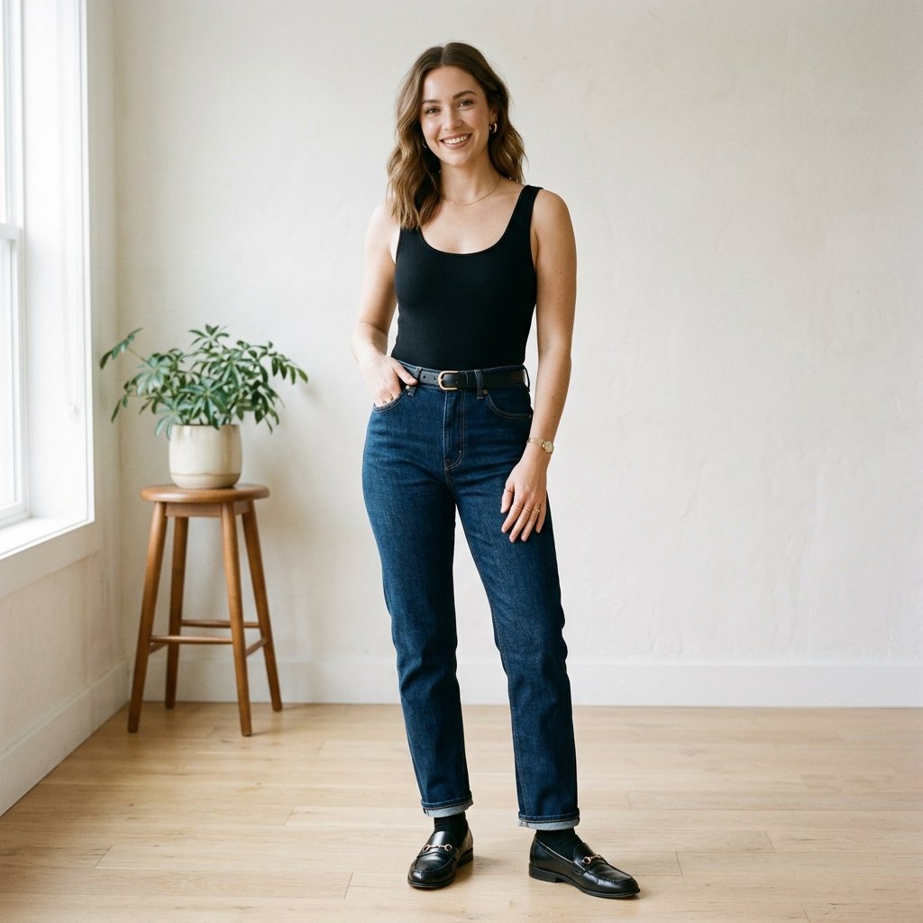 Jeans and Bodysuit Outfit Ideas