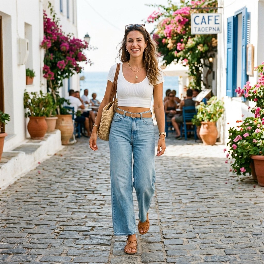 Jeans and Crop Top Outfit Ideas