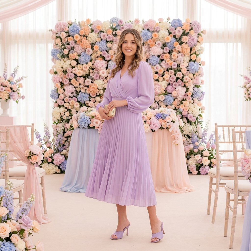 Pastel Outfit Ideas for Wedding Guests