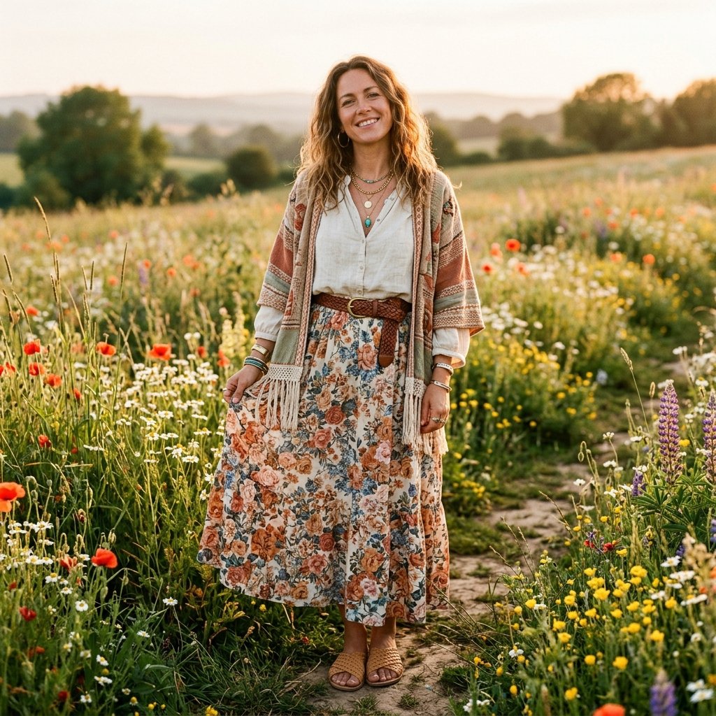 Comfy Spring Outfits Ideas: 30 Creative Looks to Inspire Your Next Seasonal Style 12 Comfy Spring Outfits Boho Layered Ideas