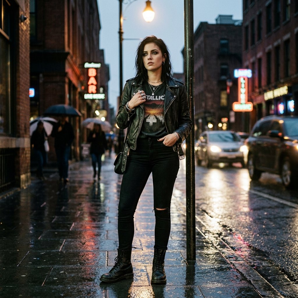 Edgy Fall Outfit Ideas