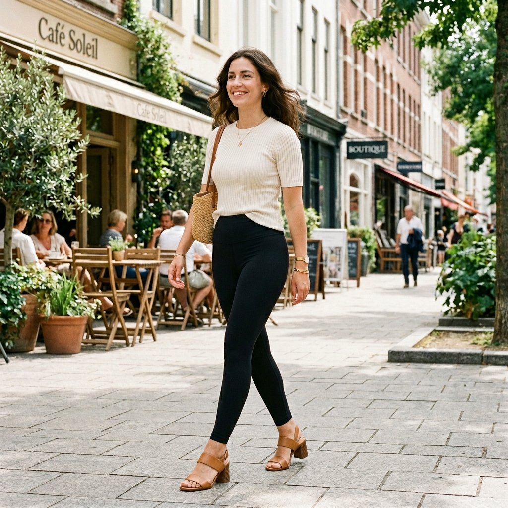 High Waisted Leggings Look Idea