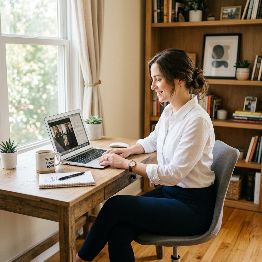 Leggings for Work From Home Idea