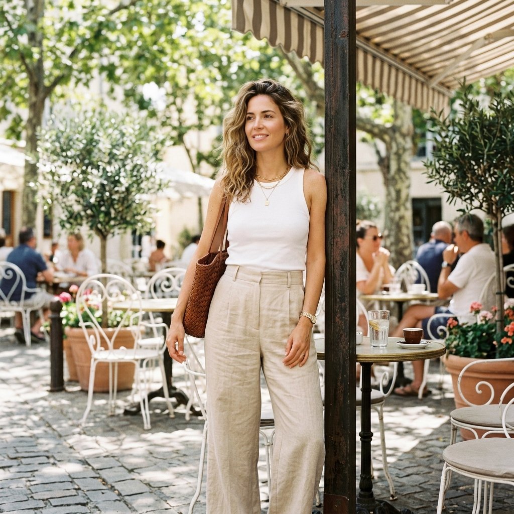 Linen Pants Outfit Ideas Comfy