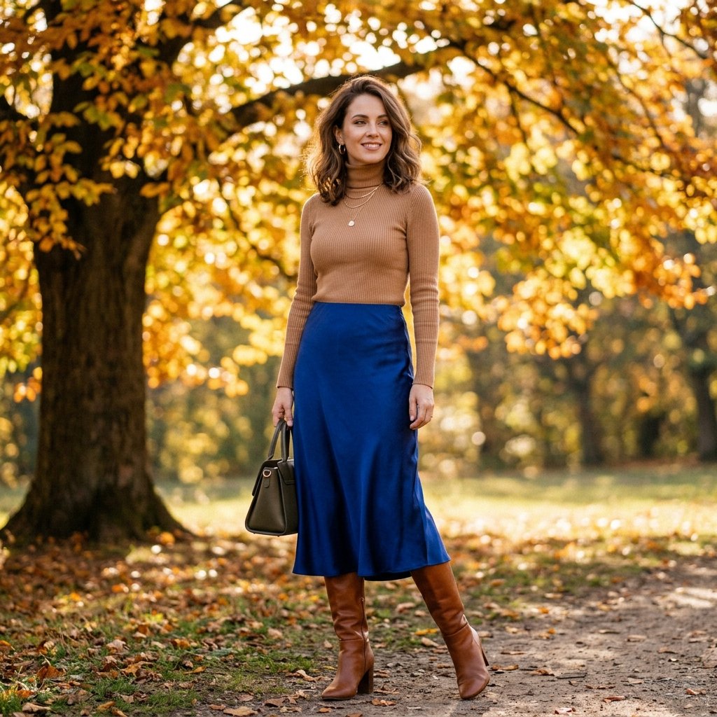 Midi Skirt Fall Outfits 2026 Ideas
