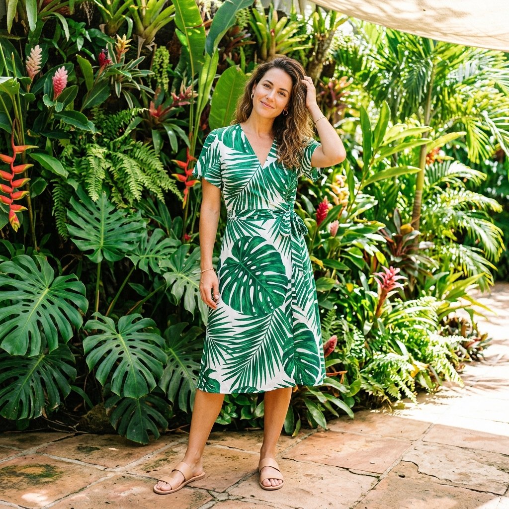 Tropical Print Outfit Ideas Summer