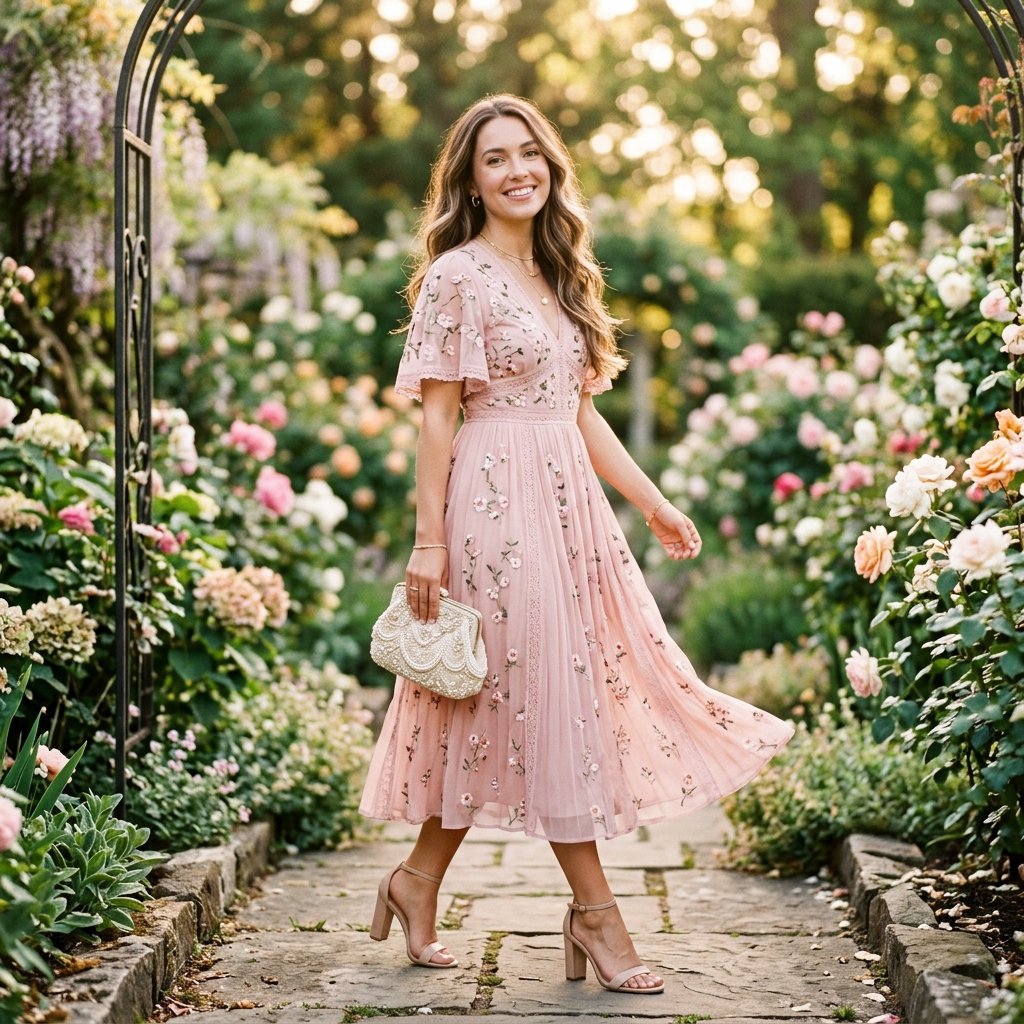 Feminine Outfit Idea for Women