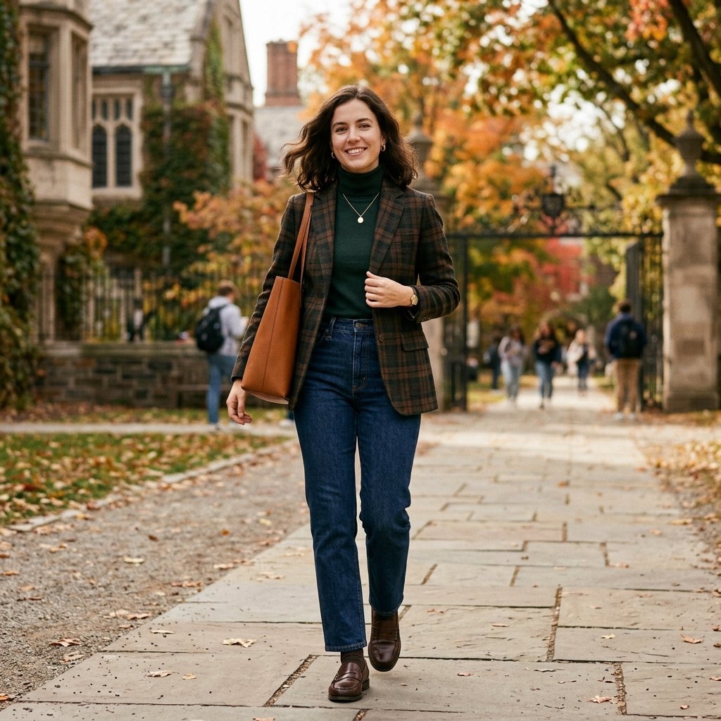 Fall Outfits for School with Blazer Ideas