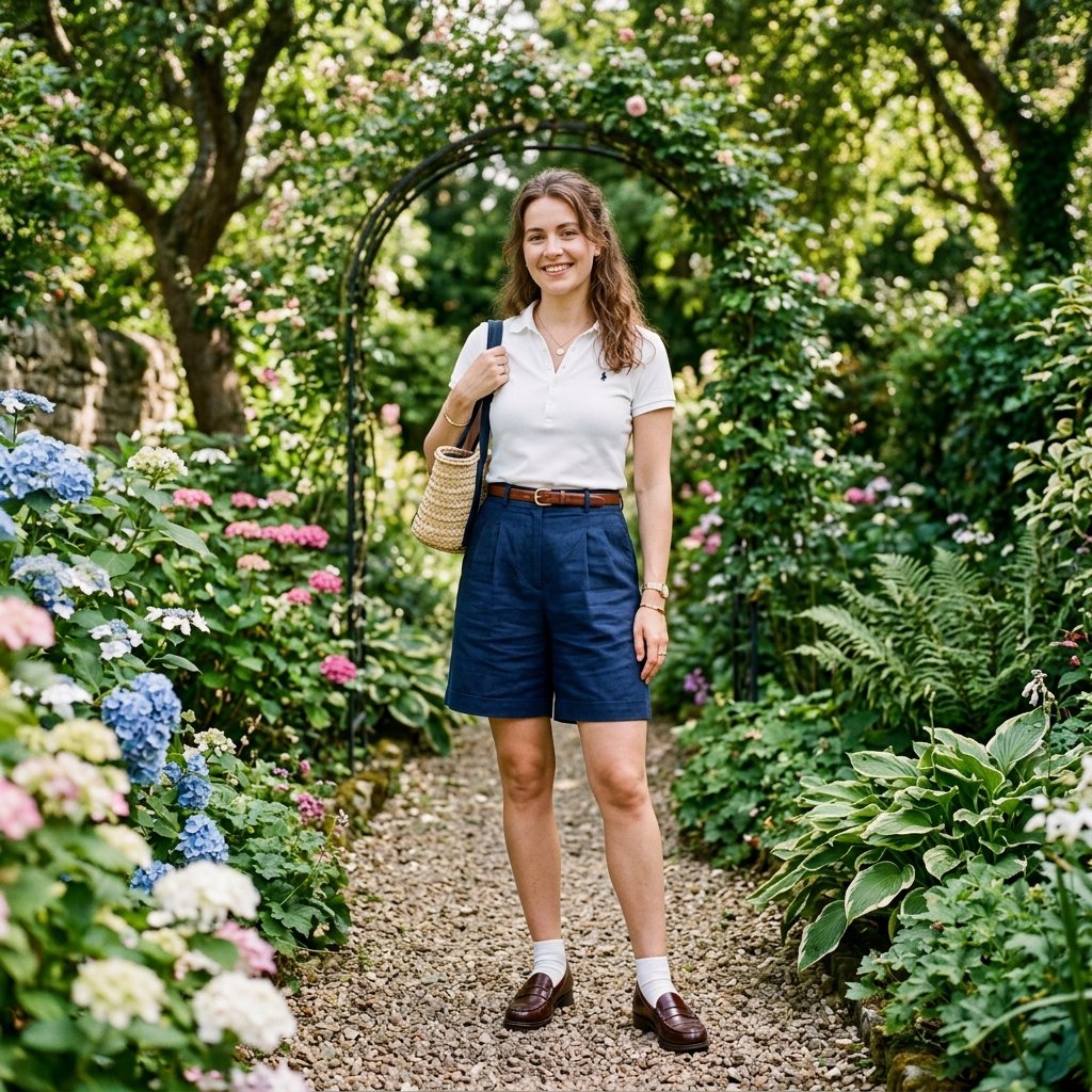Pleated Shorts Outfit Ideas