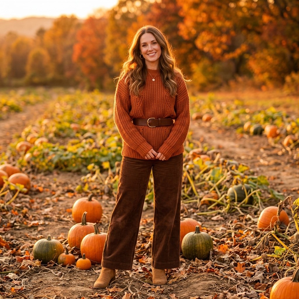 Brown and Rust Toned Outfits