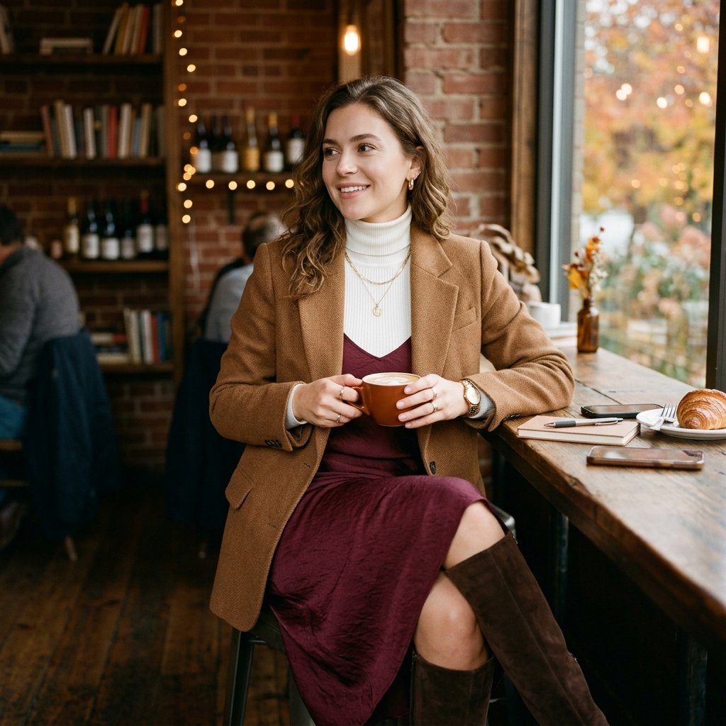 Fall Date Night Outfit Layered Ideas