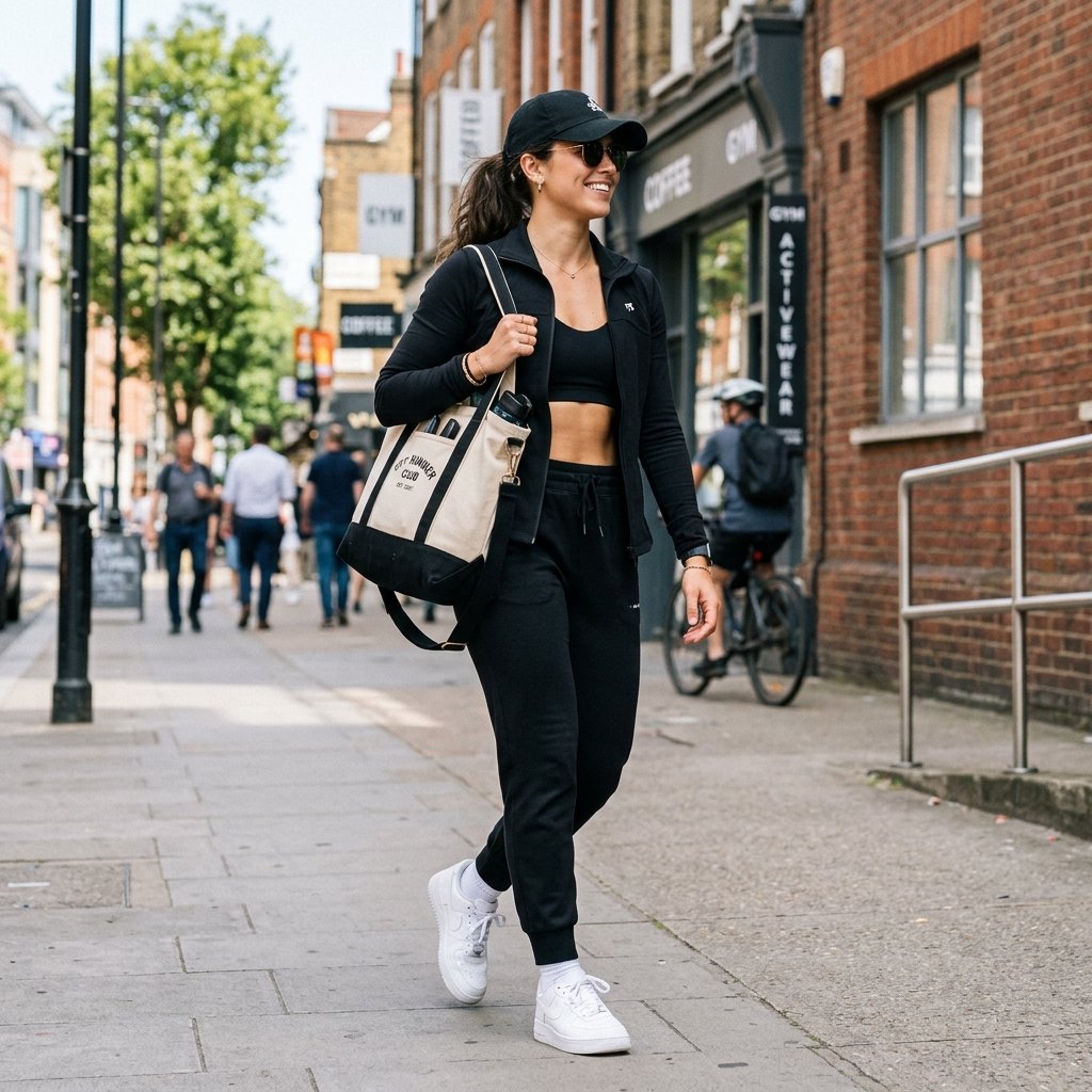 30 Best Outfit Ideas Sweatpants to Elevate Your Everyday Look 7 Athleisure Sweatpants Outfit Ideas
