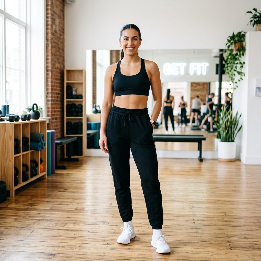 30 Best Outfit Ideas Sweatpants to Elevate Your Everyday Look 28 Sweatpants and Sports Bra Outfit Ideas