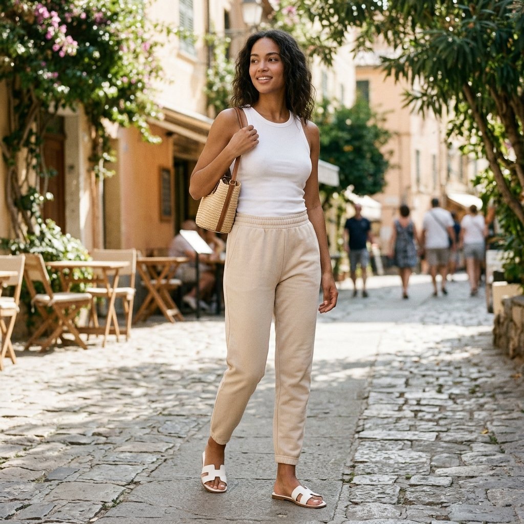 30 Best Outfit Ideas Sweatpants to Elevate Your Everyday Look 20 Tank Top Outfit Ideas Sweatpants