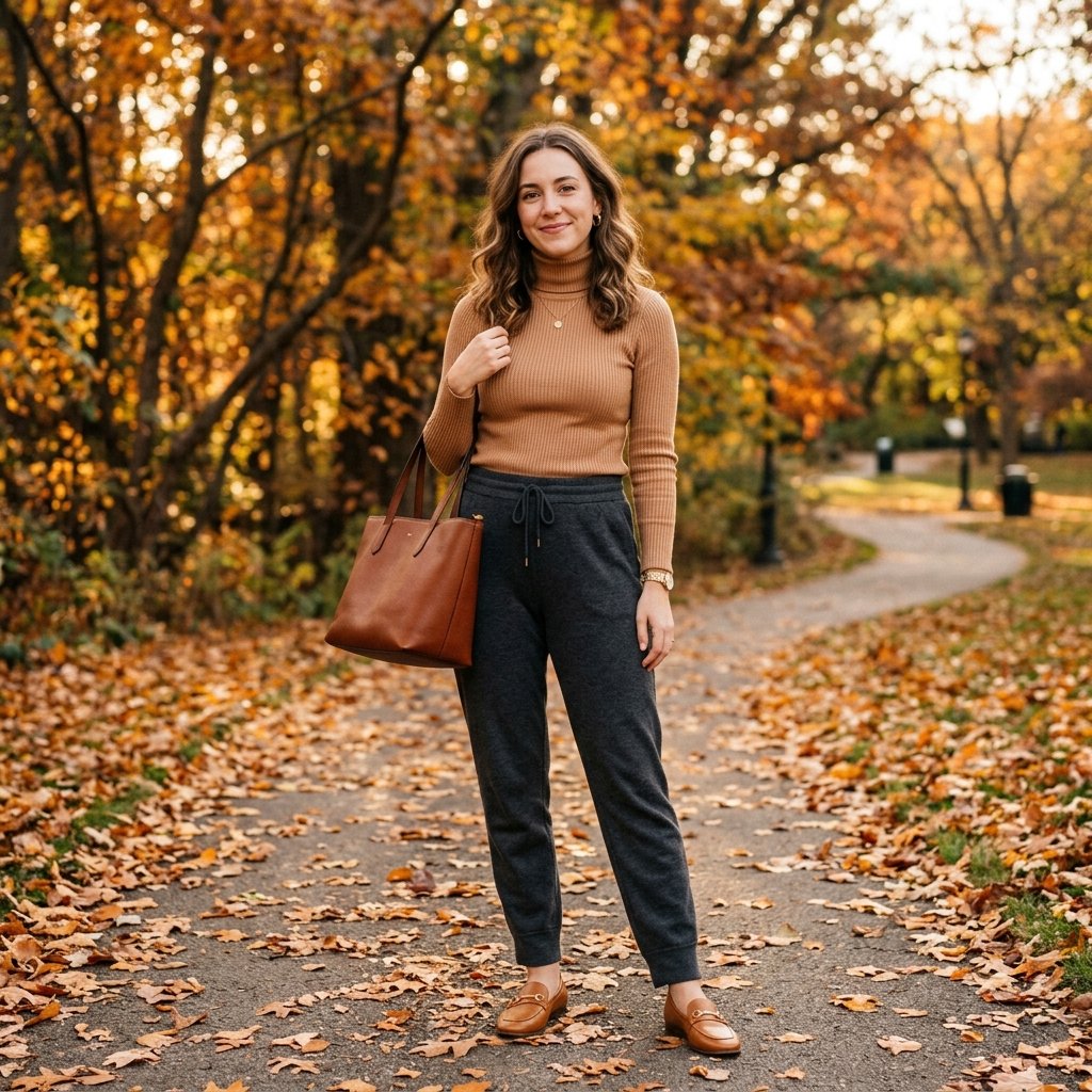 30 Best Outfit Ideas Sweatpants to Elevate Your Everyday Look 24 Sweatpants and Turtleneck Outfit Ideas
