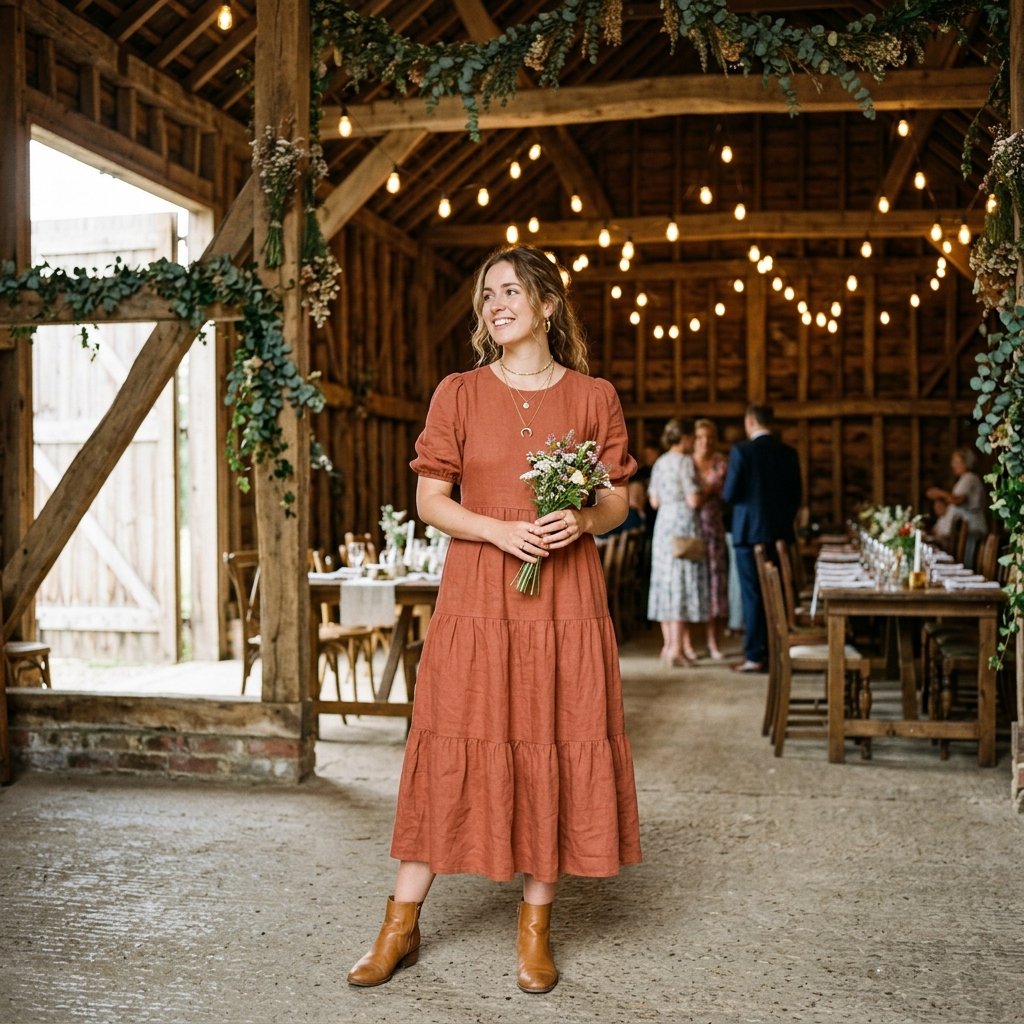 Rustic Wedding Guest Outfits Ideas
