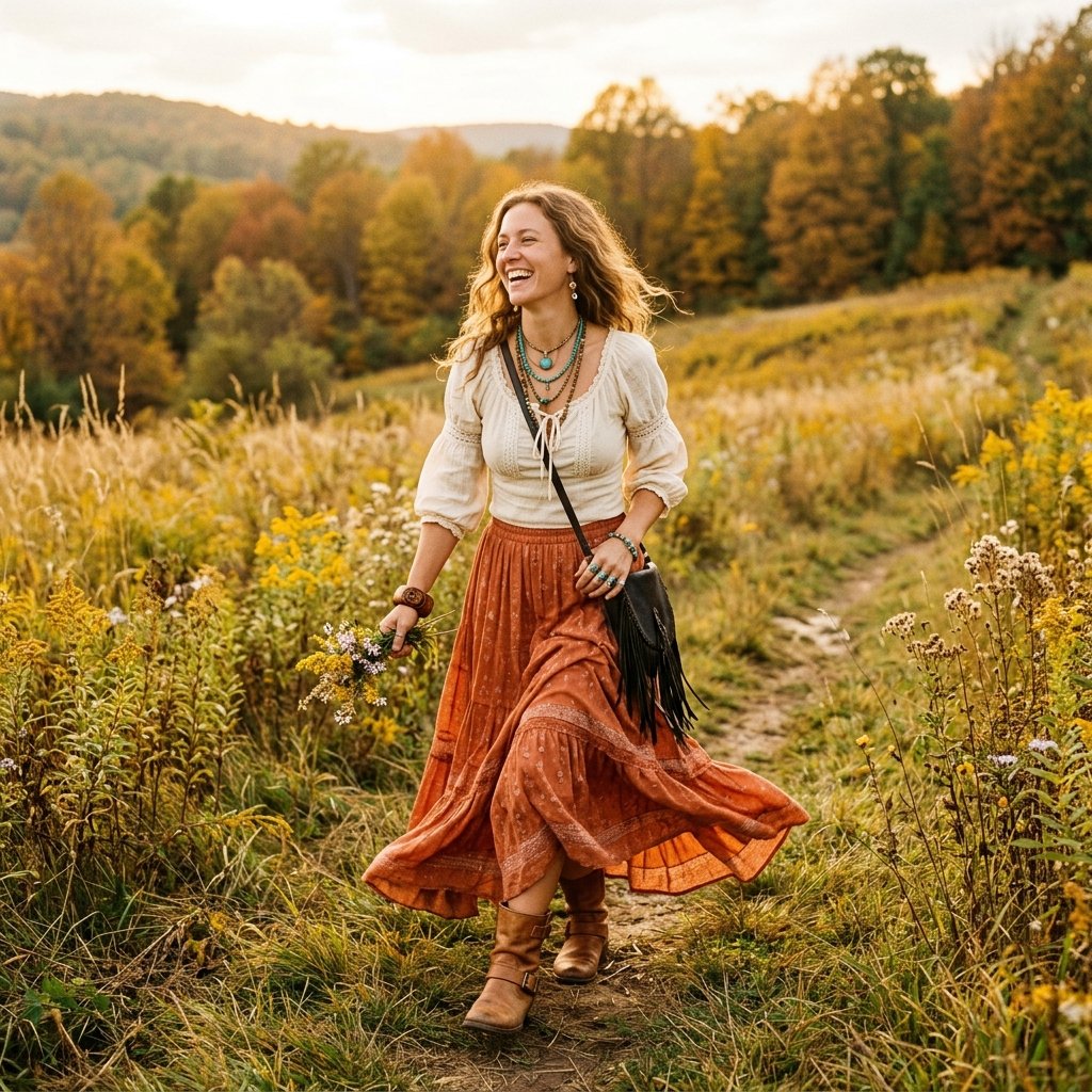 Fall Date Night Outfit Boho Ideas