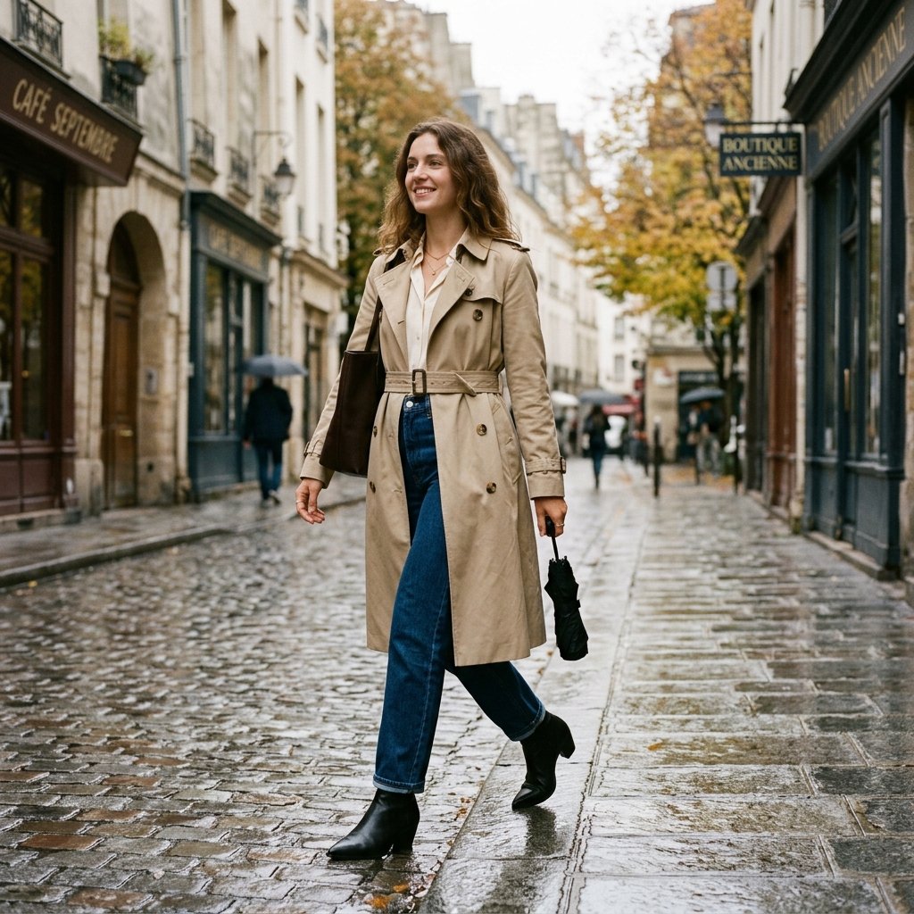 September Trench Coat Outfit Ideas