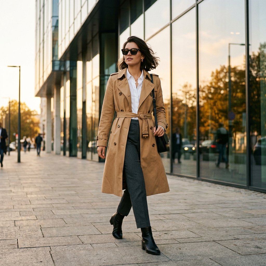 Trench Coat Layering Outfit Ideas