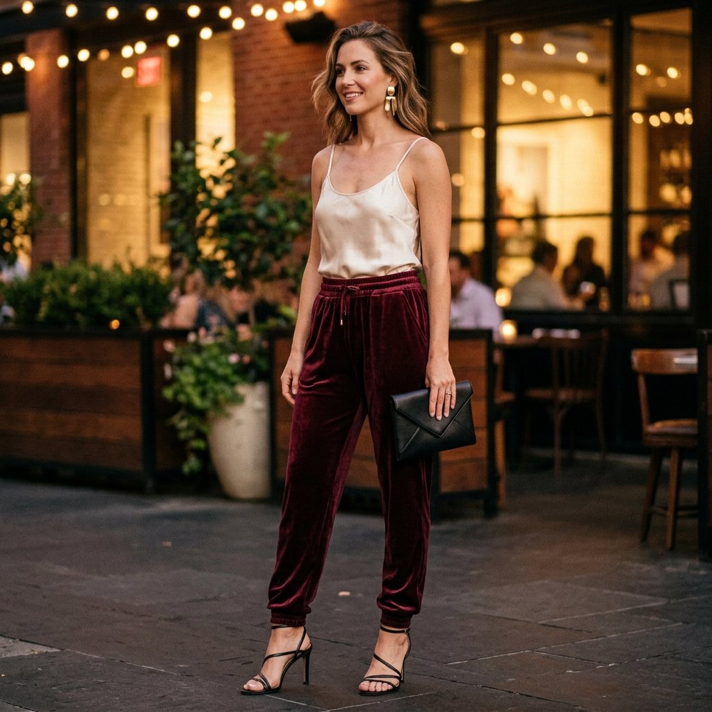 30 Best Outfit Ideas Sweatpants to Elevate Your Everyday Look 31 Cozy Sweatpants Night Out Outfit Ideas