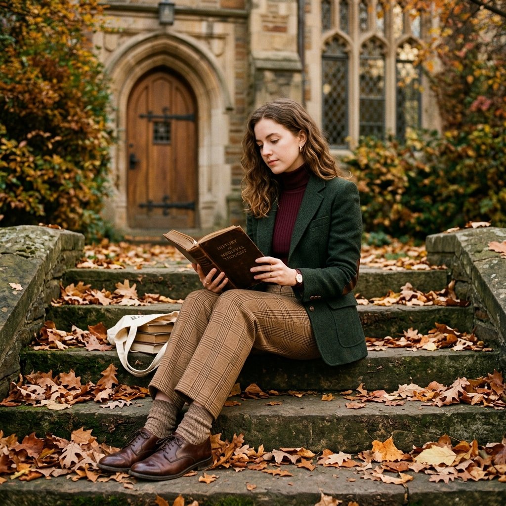 Dark Academia Fall Outfits Aesthetic
