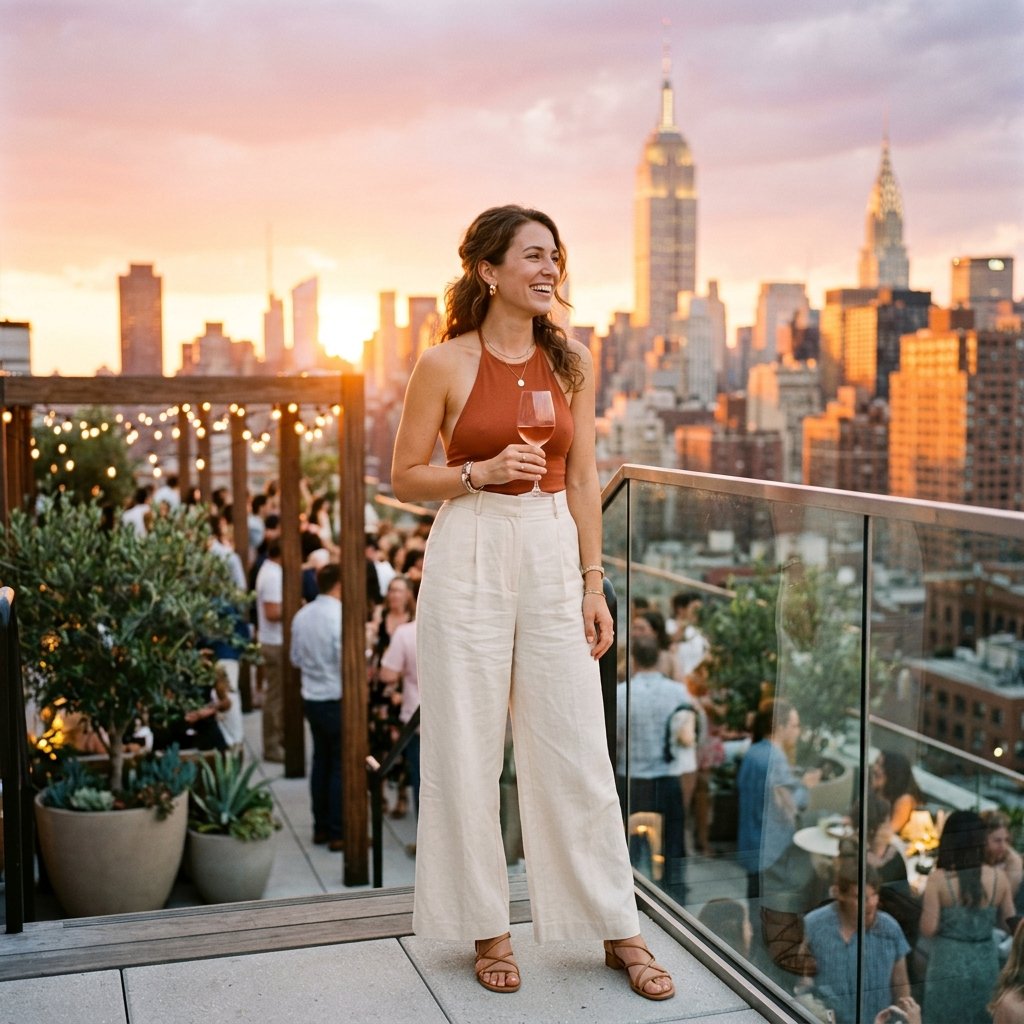 New York Rooftop Party Outfits
