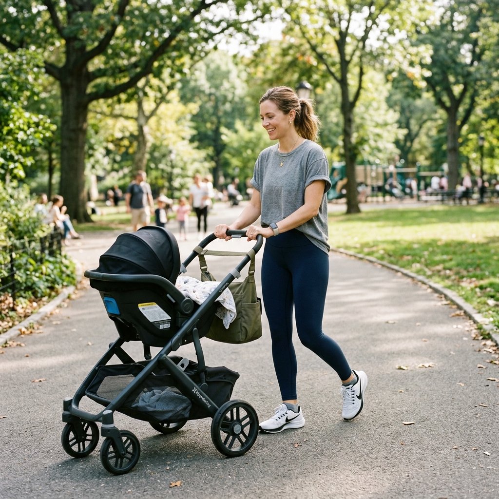 Stroller Friendly Spring Mom Outfits