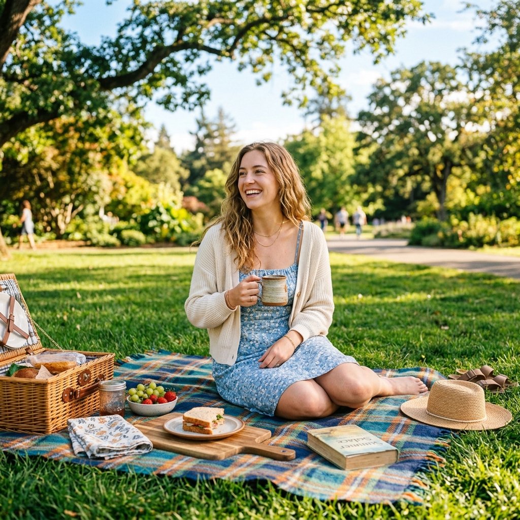 Picnic Outing spring travel outfits