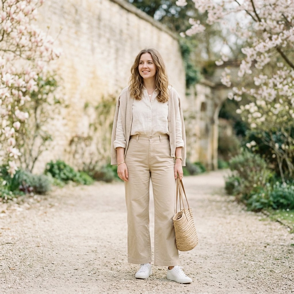 Neutral Tone Travel Outfit Ideas