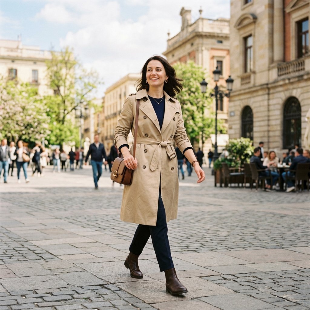 Trench Coat spring travel outfits
