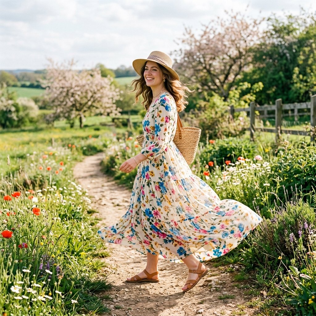 Spring Maxi Dress Spring Fashion Outfits Ideas