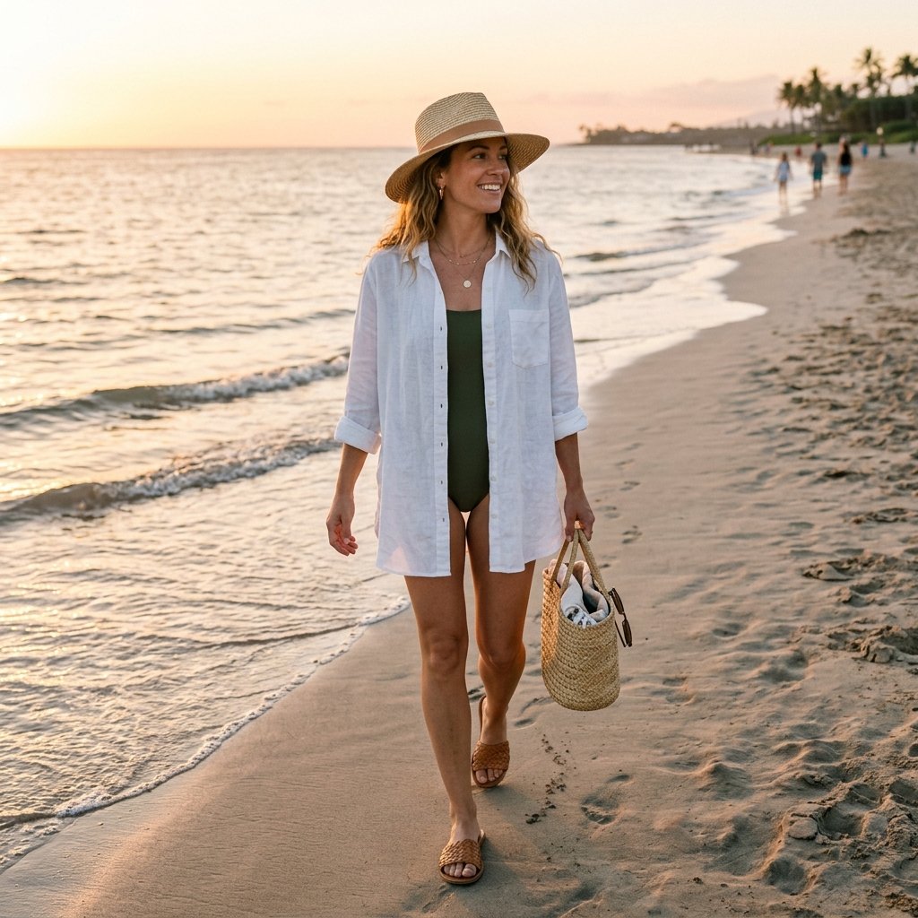 Casual Beach Day Outfit Ideas Summer