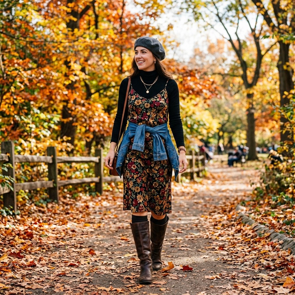 Layered Fall Outfits Aesthetic