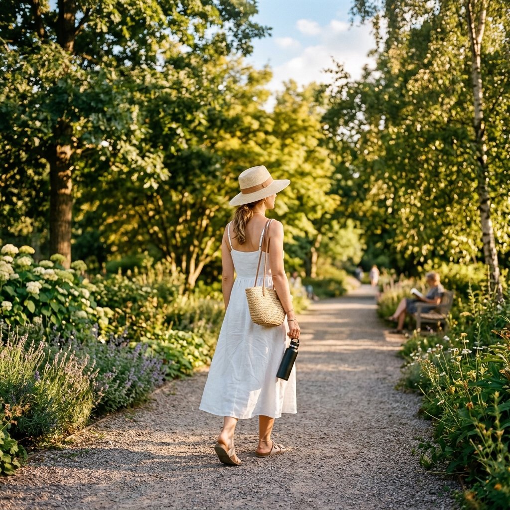 Sunny Afternoon Stroll spring travel outfits