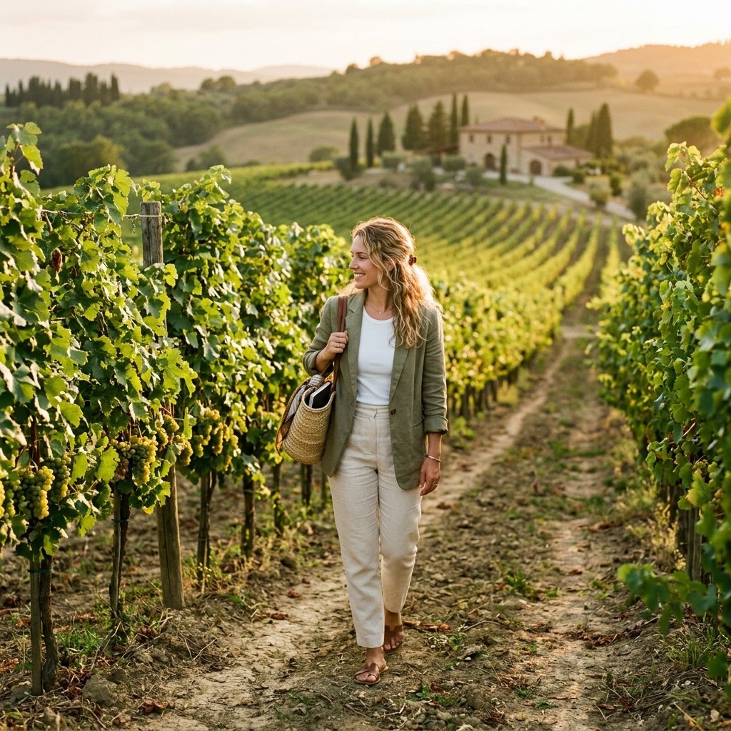 Vineyard Visit Outfit Ideas