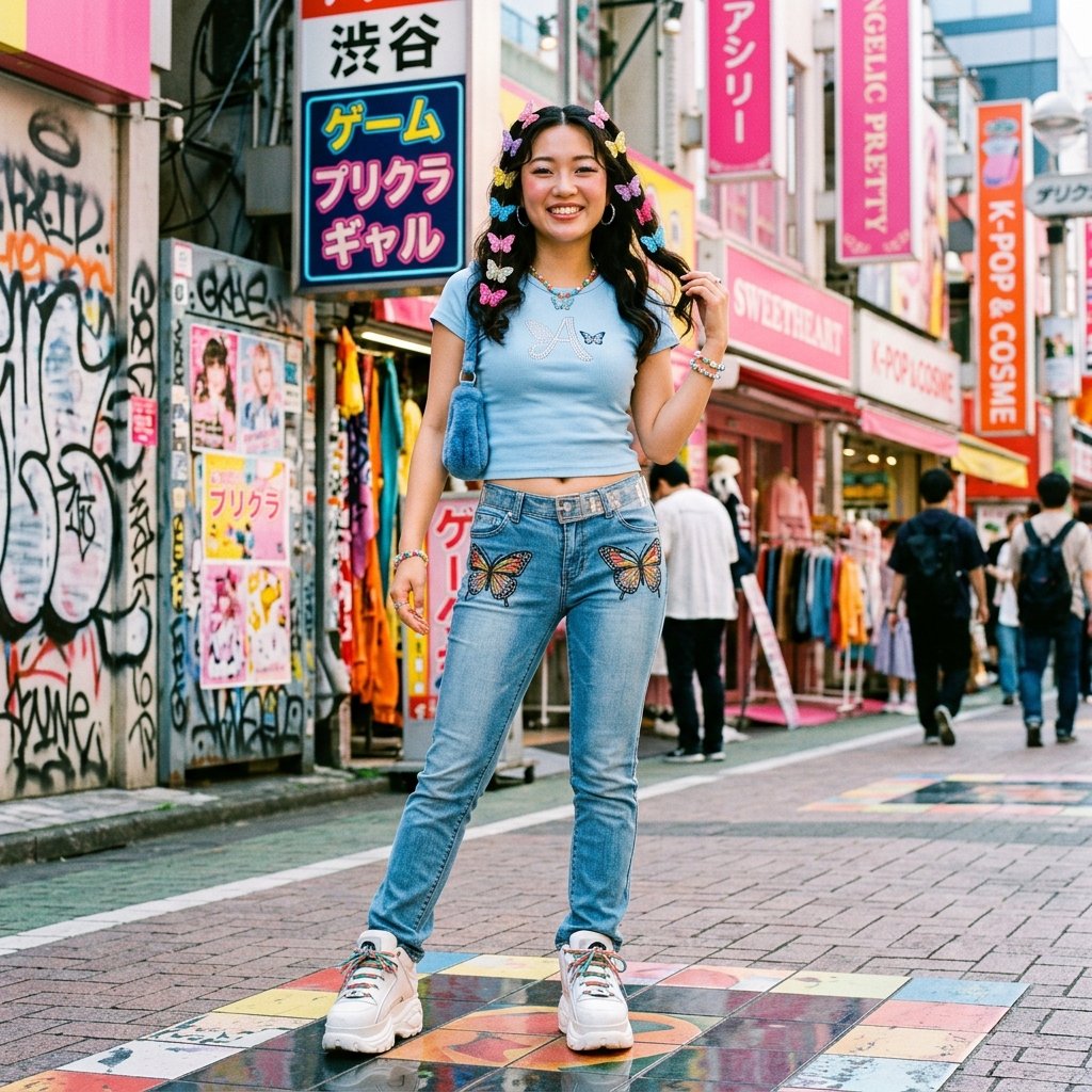 Y2K Aesthetic cute outfit ideas