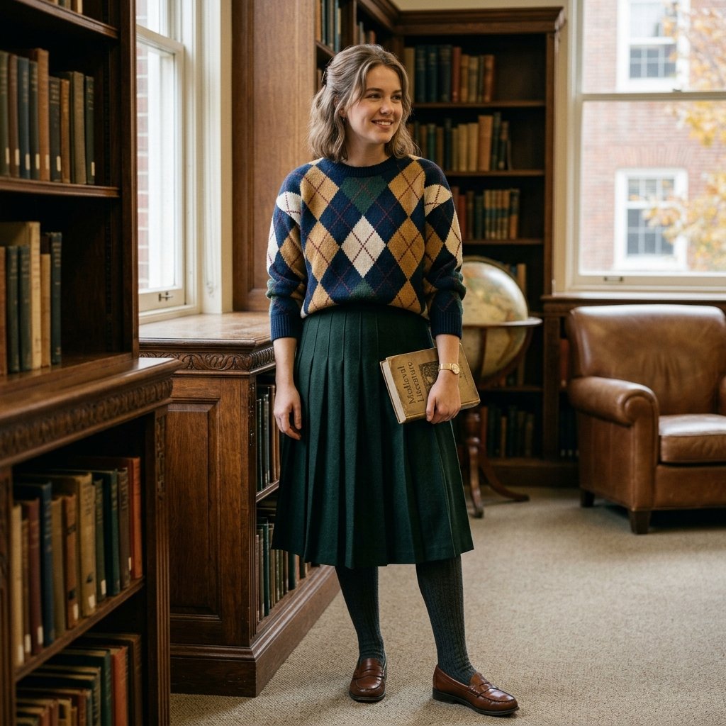 Argyle Sweater Outfit Ideas