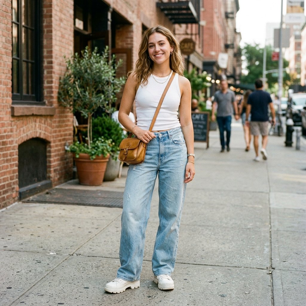 Jeans outfit ideas baggy