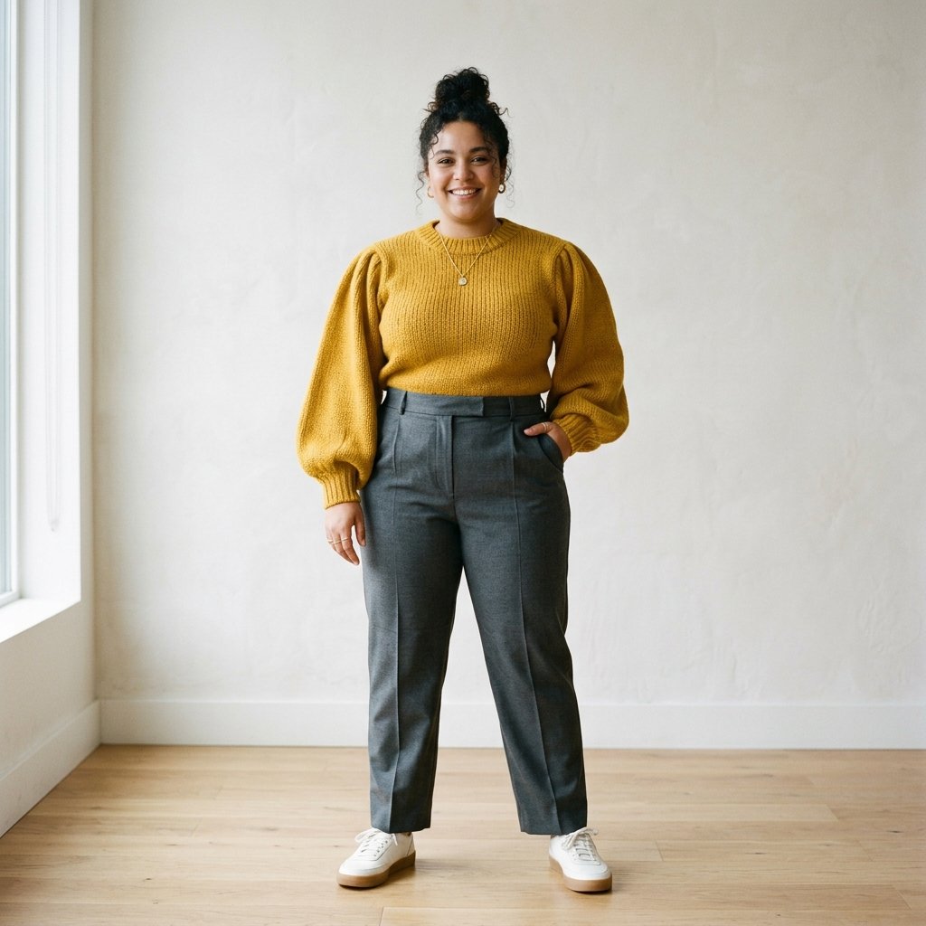 Statement Sleeve Sweater Outfit Ideas