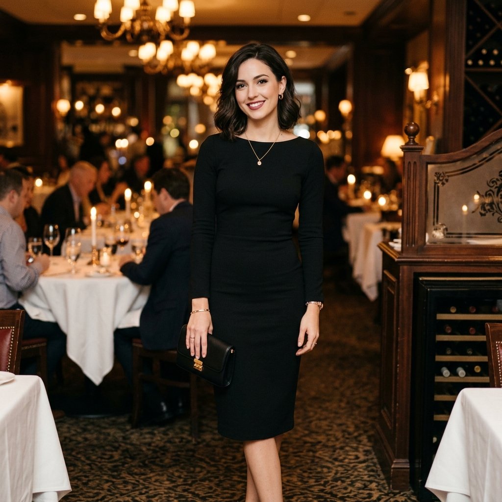 Elegant Dinner first date outfits Ideas