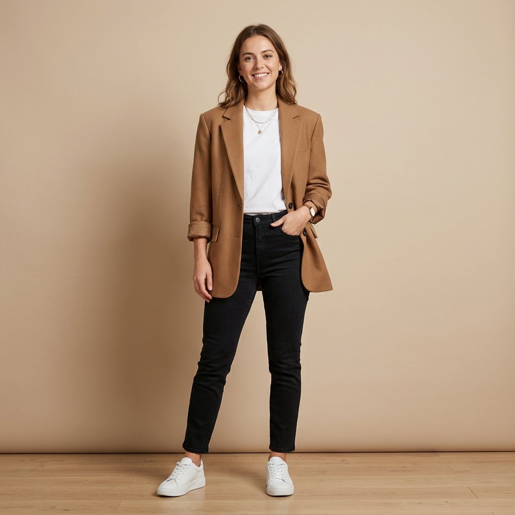 Outfit Ideas Black Jeans and Blazer Ideas