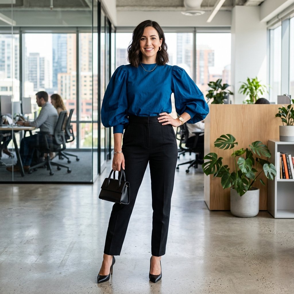 Statement Blouse Outfit Ideas
