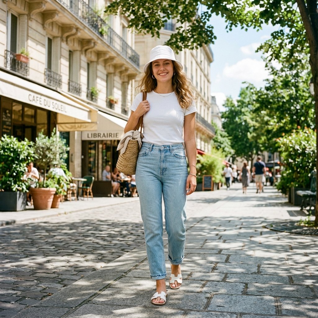 Casual Summer Outfit Ideas with Bucket Hats