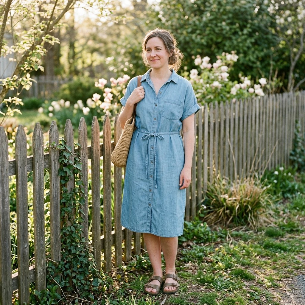 Modest Chambray Outfit Ideas
