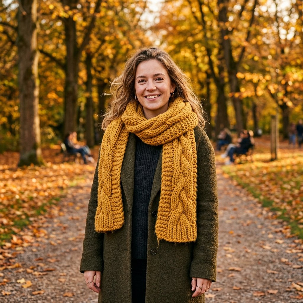 Chunky Knit Scarf Ideas