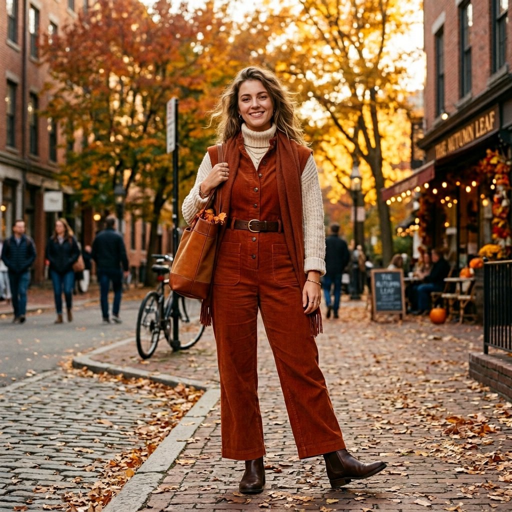 Fall Jumpsuit Outfit Ideas Autumn