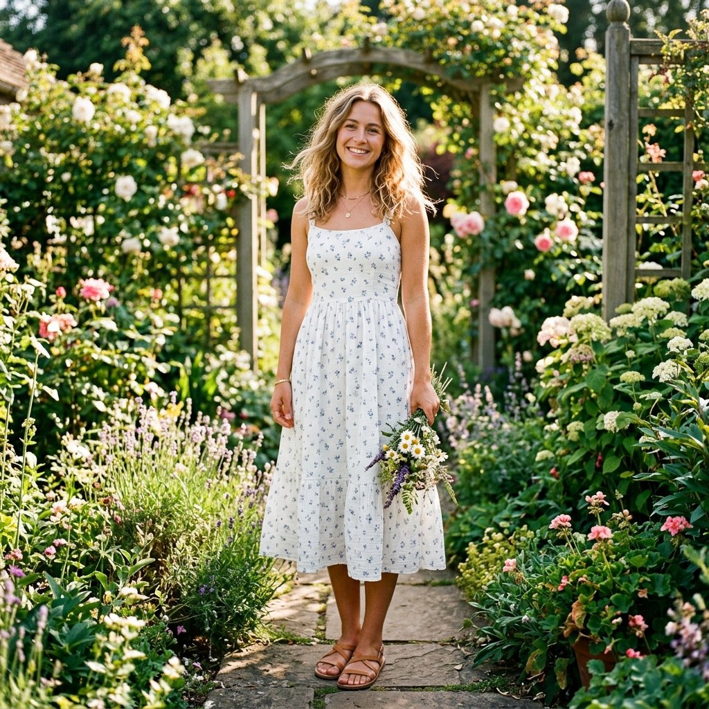 Cotton Sundress everyday spring outfits