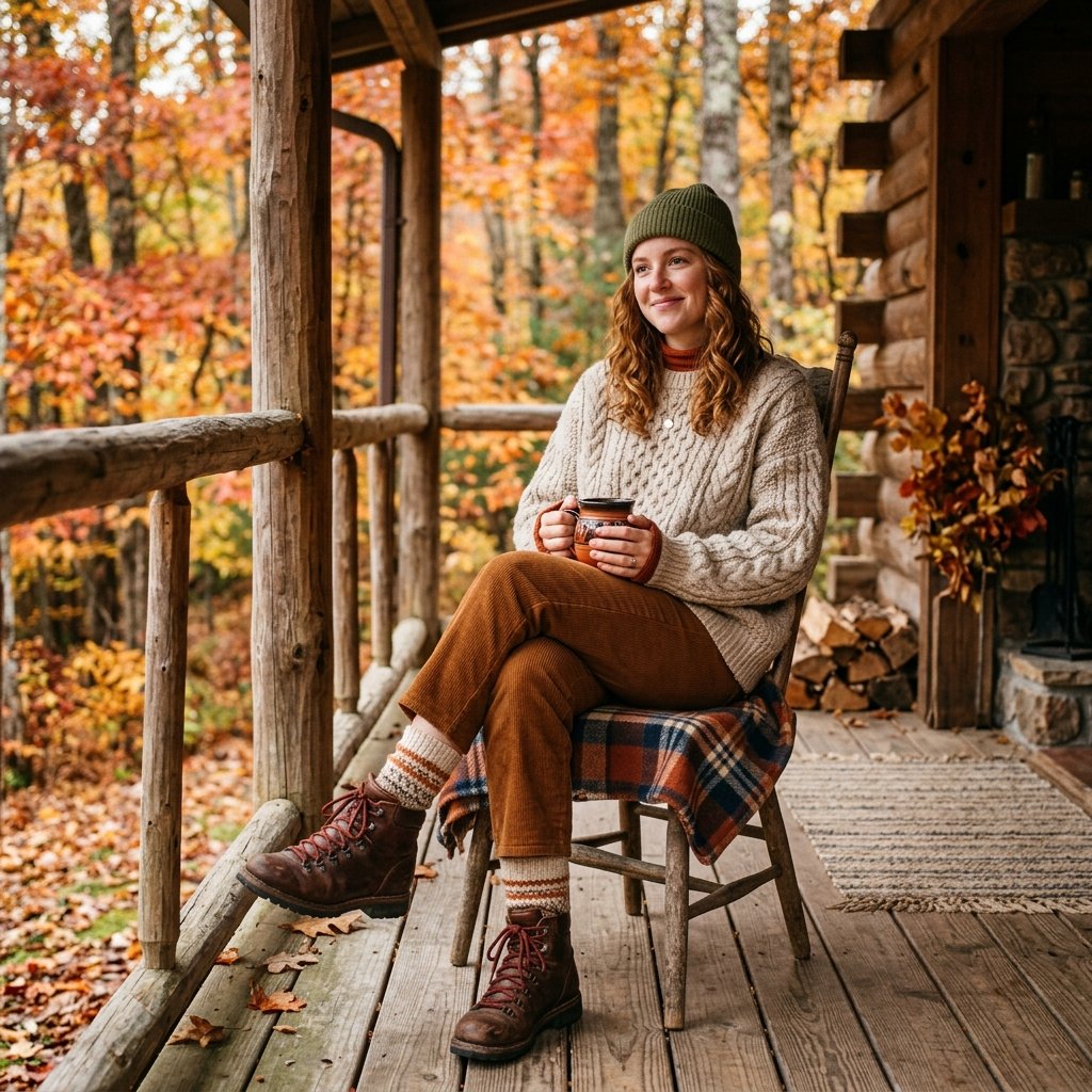 Cozy Cabin Inspired fall outfits women
