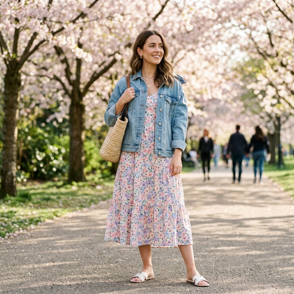 Comfy Spring Outfits Ideas: 30 Creative Looks to Inspire Your Next Seasonal Style 23 Comfy Spring Outfits Lightweight Jacket Ideas