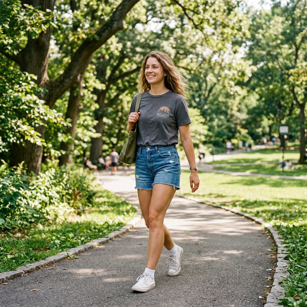 Denim Shorts everyday spring outfits
